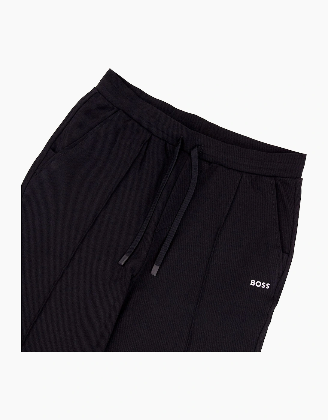 Hugo Boss Jt-Member Hurley Pintuck Pleats Tracksuit Bottoms Black 001
