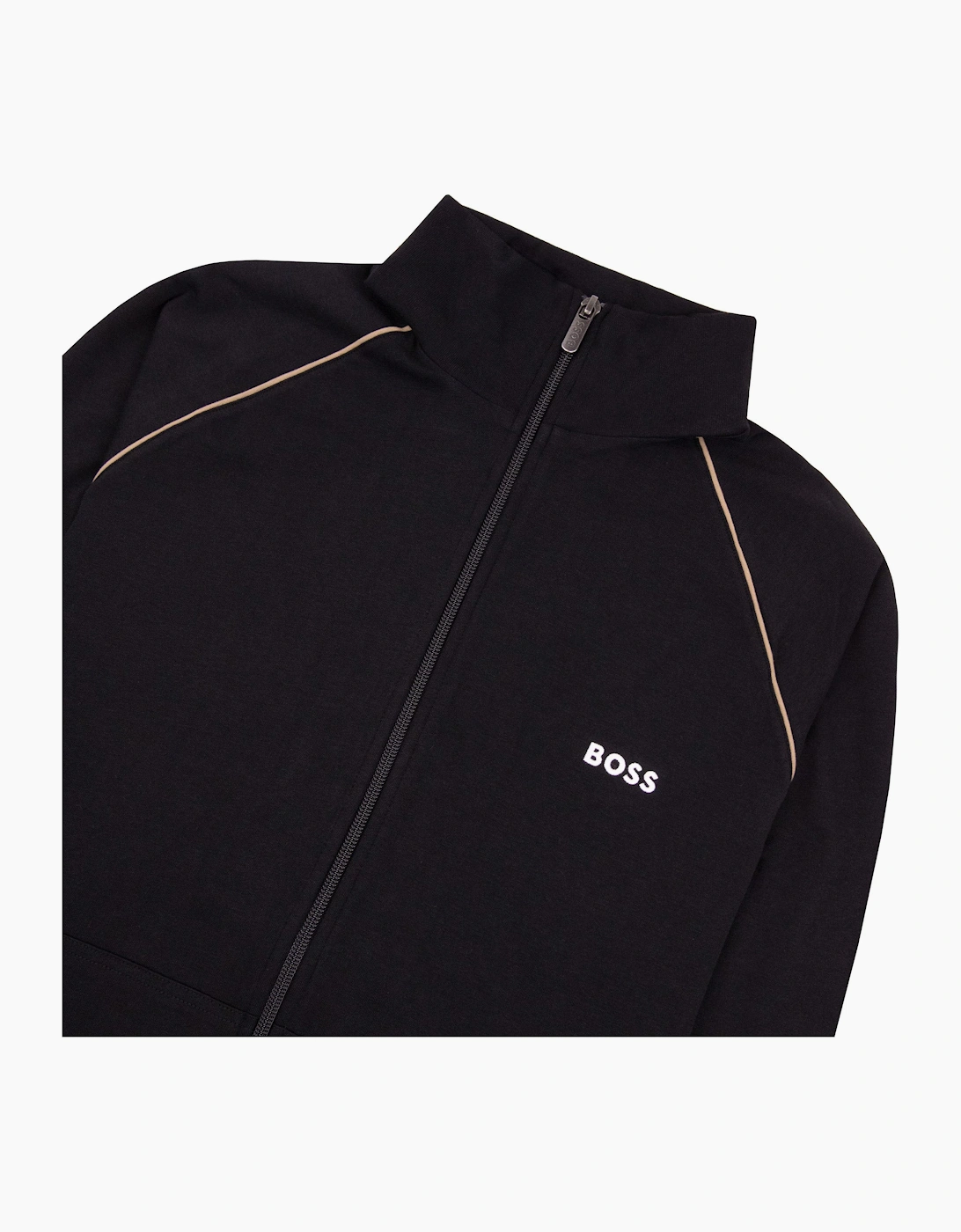 Hugo Boss Mix And Match Zip Jacket Black 002