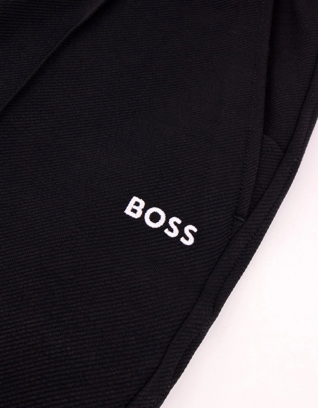 Hugo Boss Jt-Member Hurley Pintuck Pleats Tracksuit Bottoms Black 001