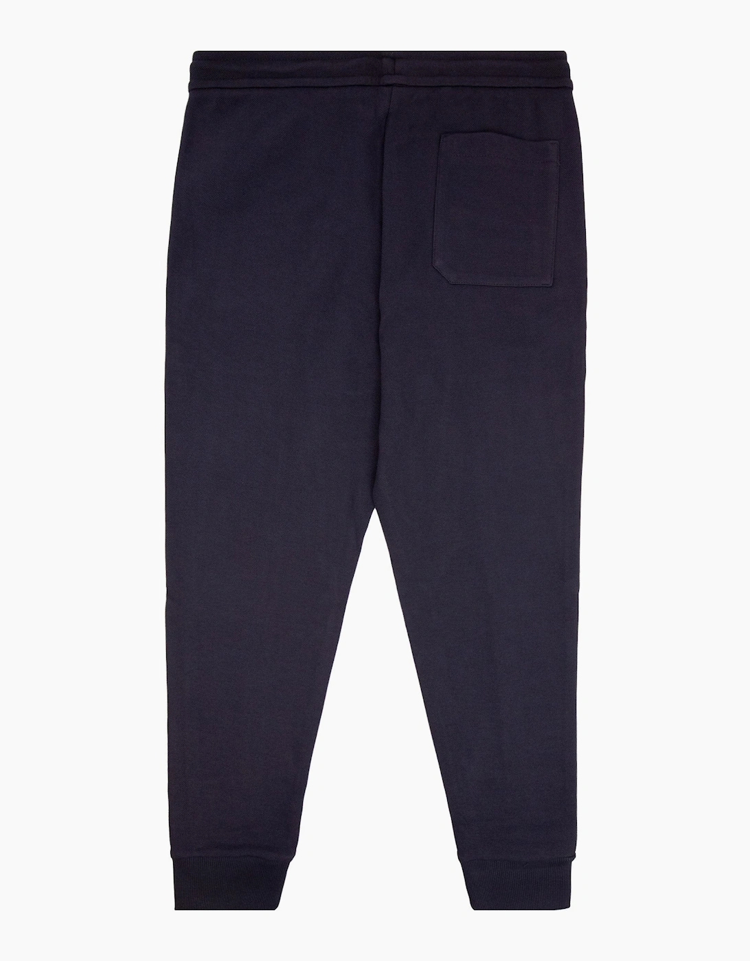 Hugo Boss Cotton Blend Tracksuit Bottoms With Piping Navy 403