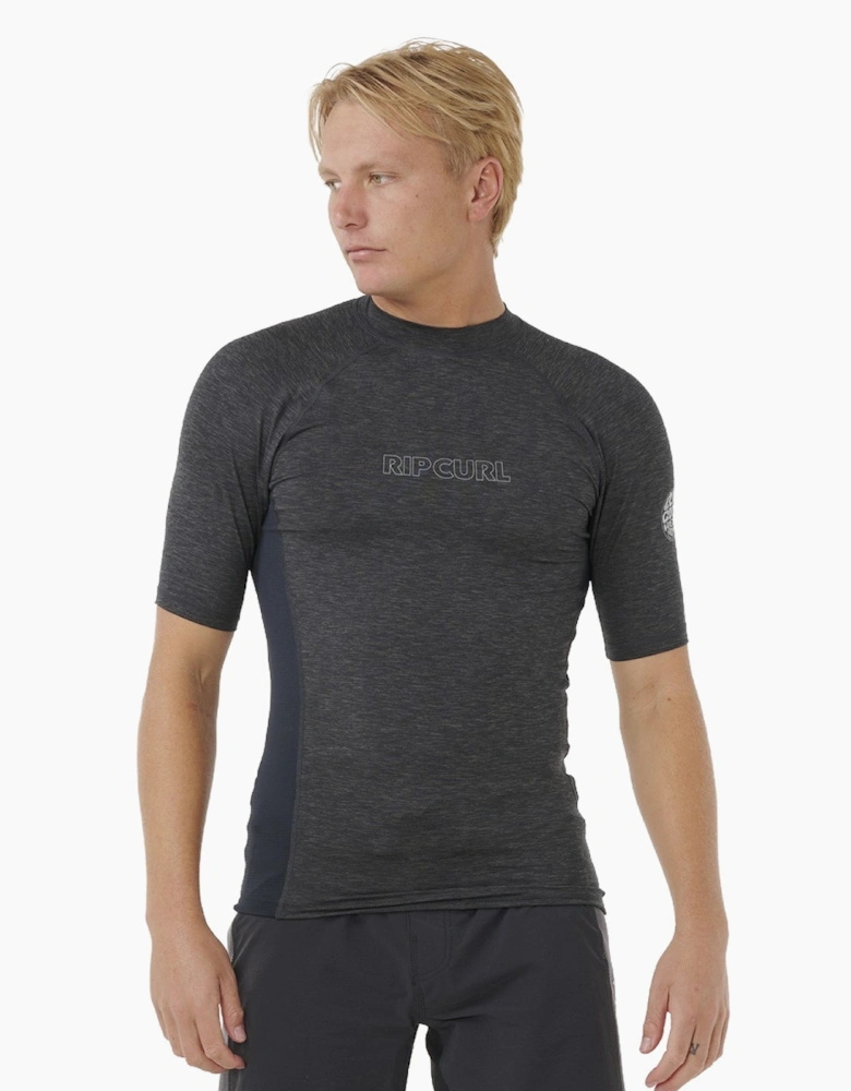 Rip Curl Mens Dawn Patrol Short Sleeve Rash Vest