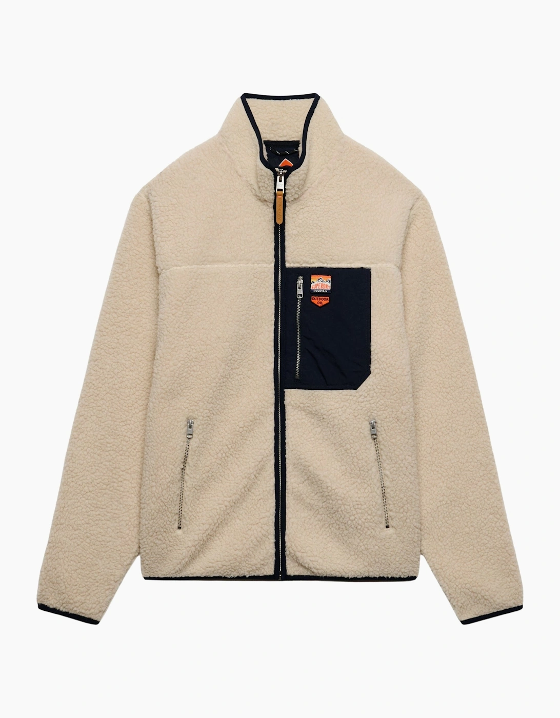 Superdry Mens Vintage Retro Full Zip Fleece