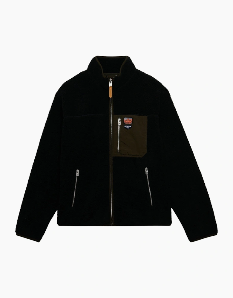 Superdry Mens Vintage Retro Full Zip Fleece