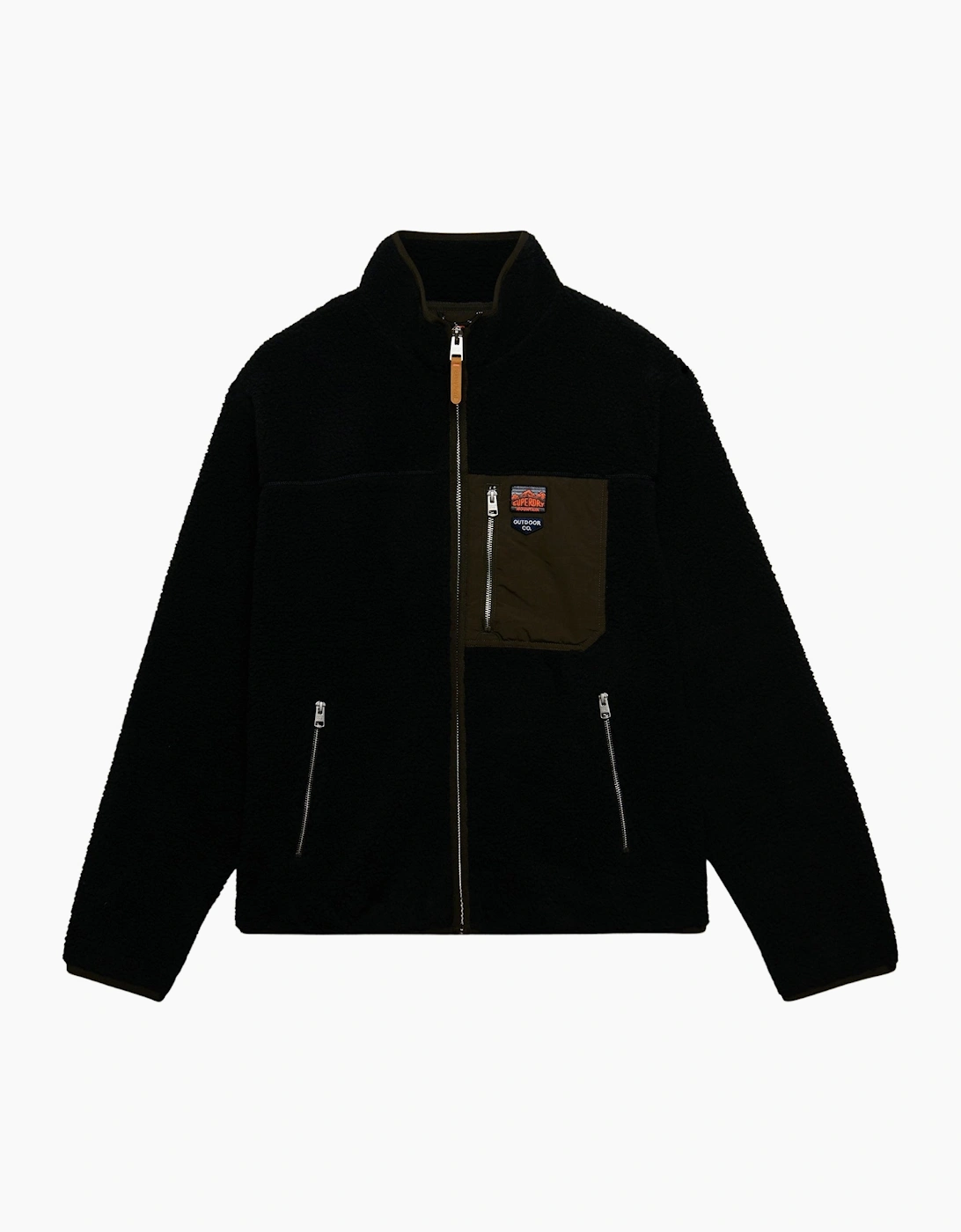 Superdry Mens Vintage Retro Full Zip Fleece