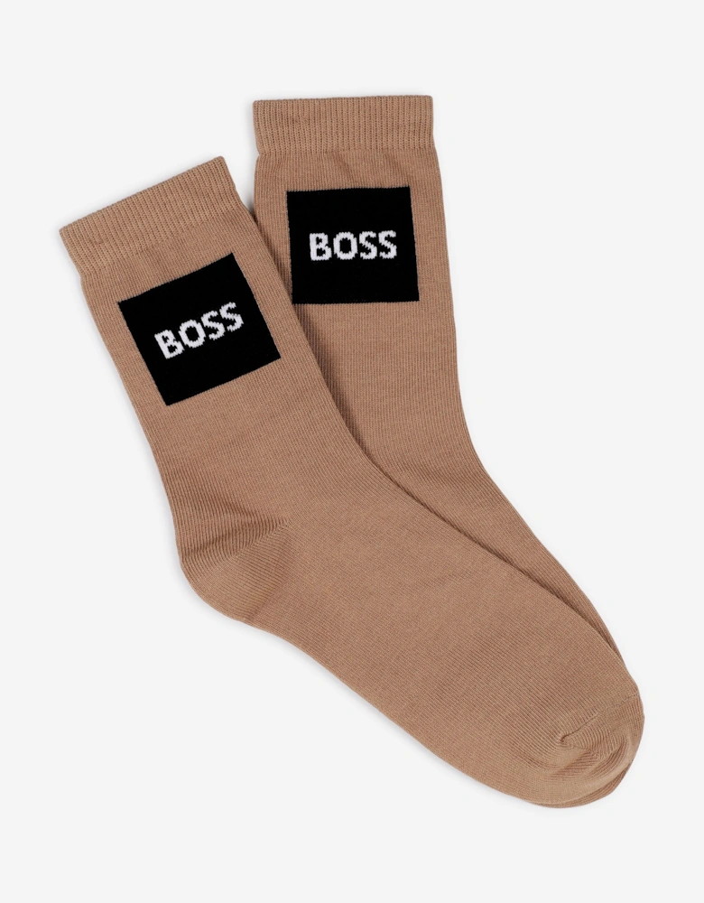 BOSS Boys 3 Pack Socks Set in White