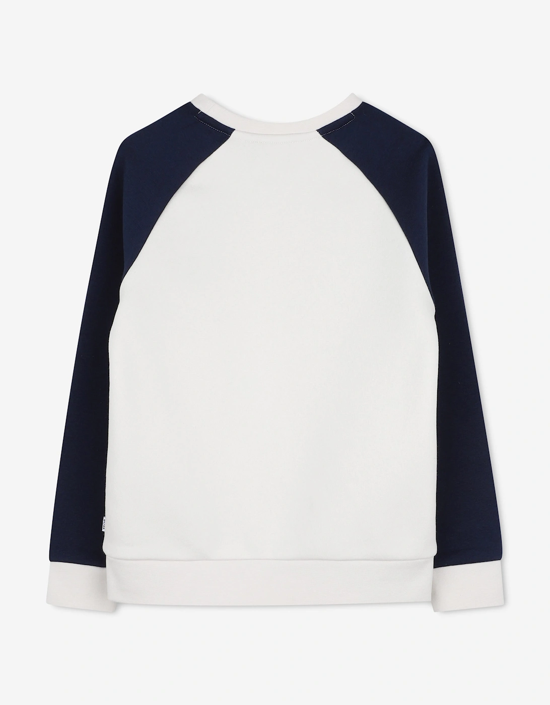 BOSS Boys Logo Sweatshirt in Ivory