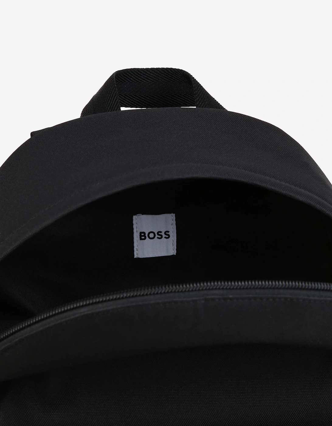BOSS Kids Logo Print Backpack in Black (38cm)