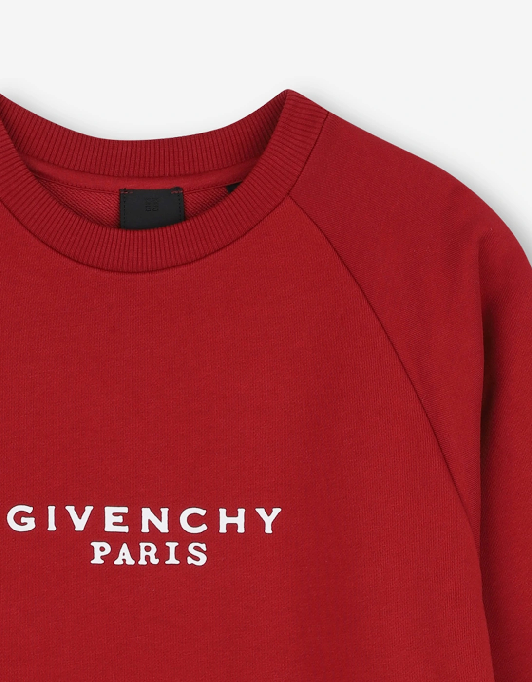 Givenchy Girls Embroidered Logo Sweater Dress in Red