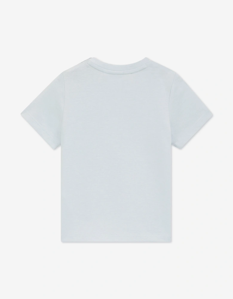 BOSS Baby Boys Logo Print T-Shirt in Blue