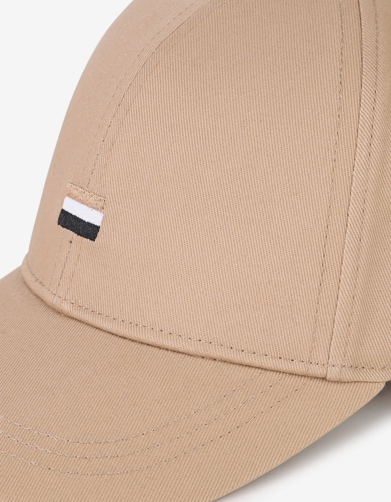 BOSS Boys Embroidered Logo Cap in Beige