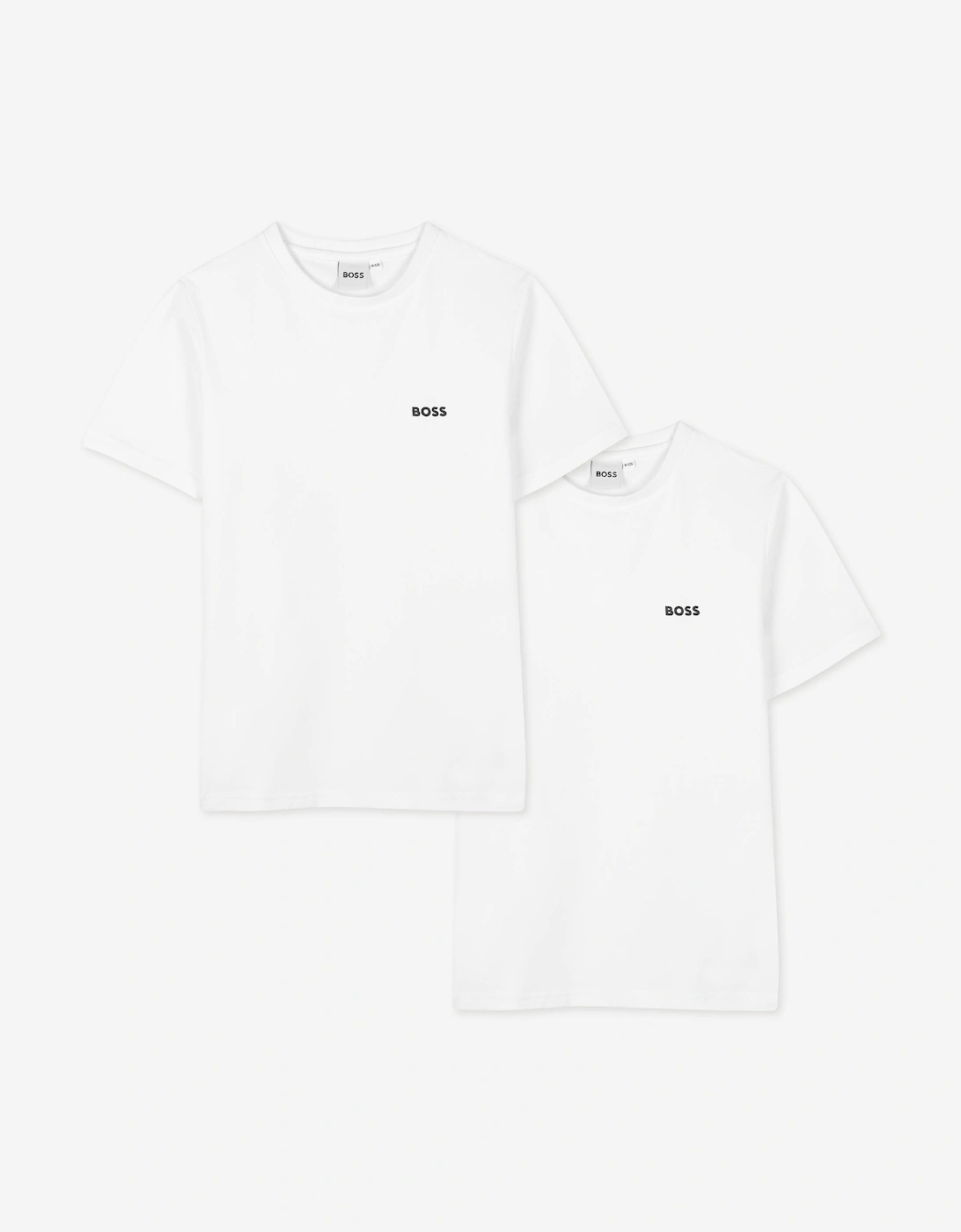 BOSS Boys Set of 2 T-Shirts Set in White
