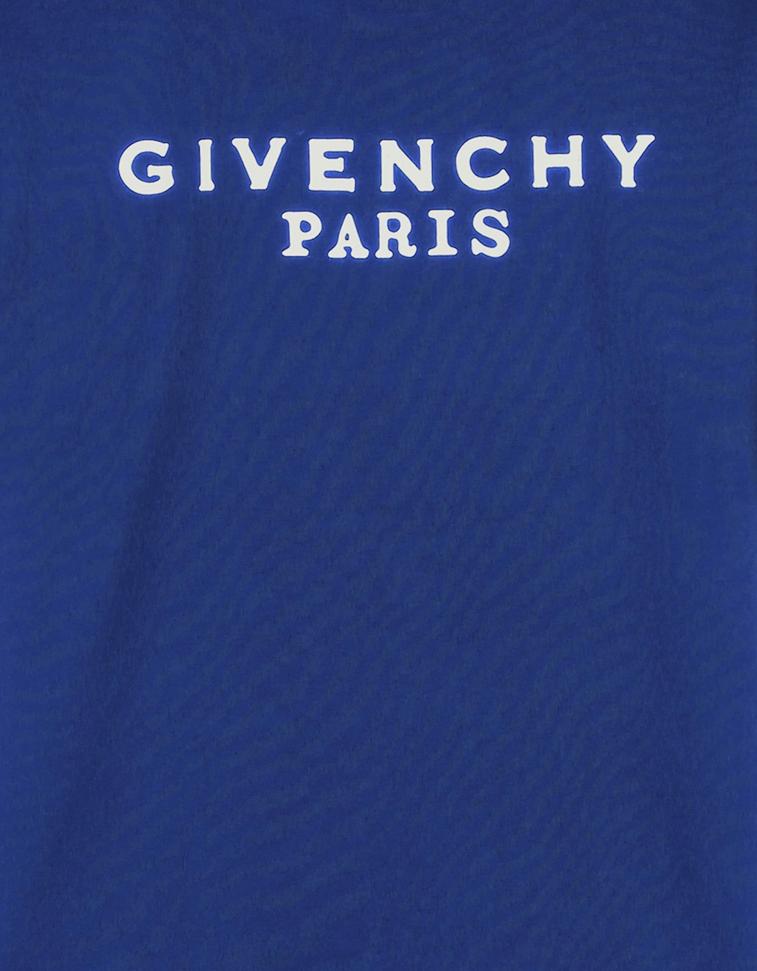 Givenchy Kids Logo Print T-Shirt in Blue