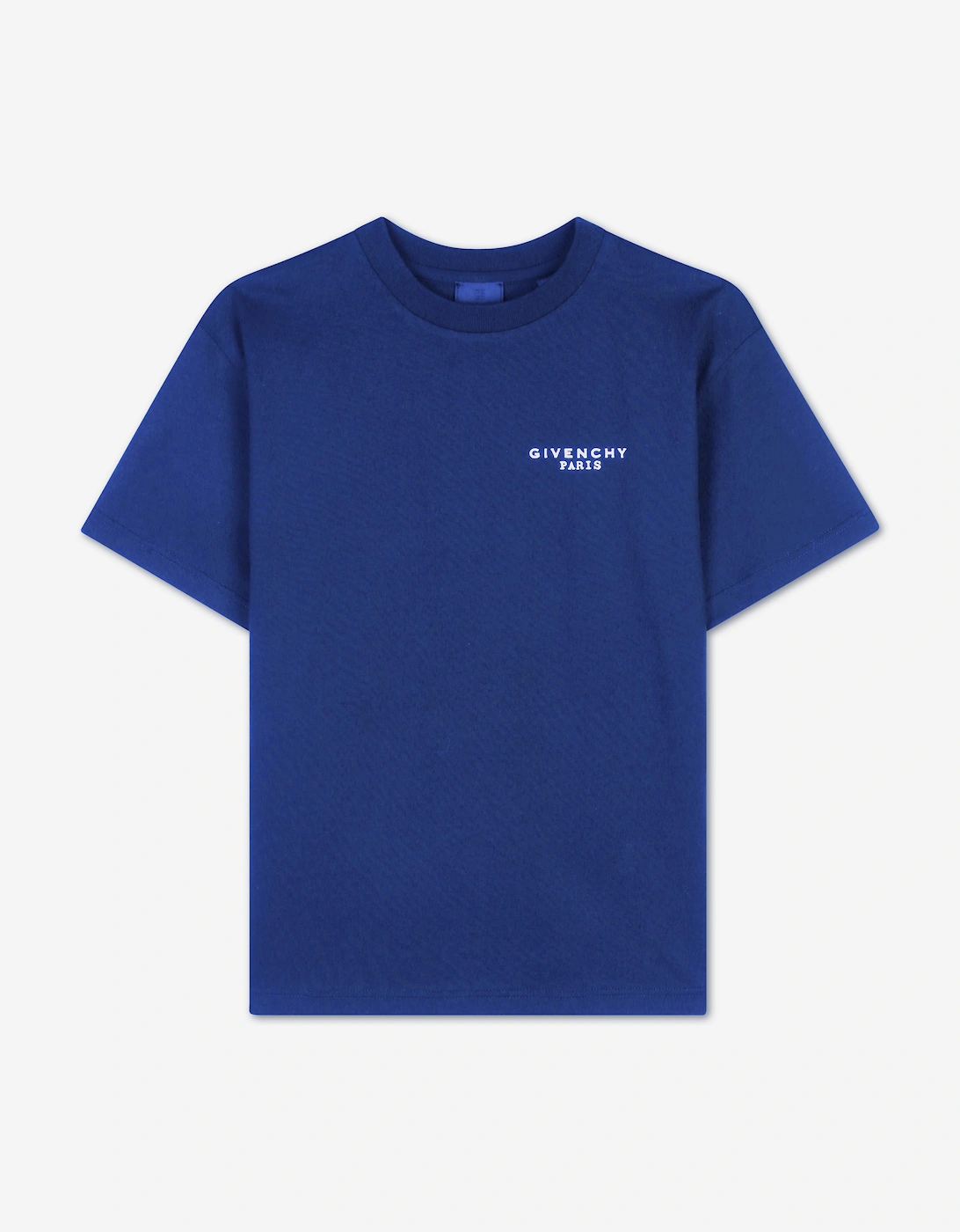 Givenchy Givenchy Kids Logo Print T-Shirt in Blue