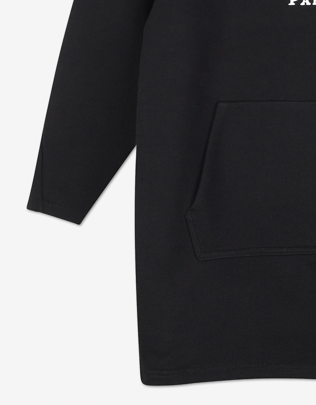 Givenchy Girls Embroidered Logo Sweater Dress in Black