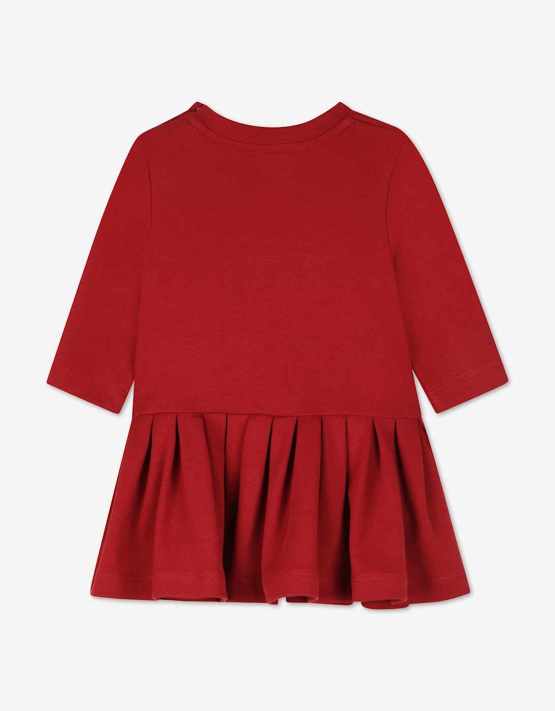 Givenchy Baby Girls Embroidered Logo Dress in Red