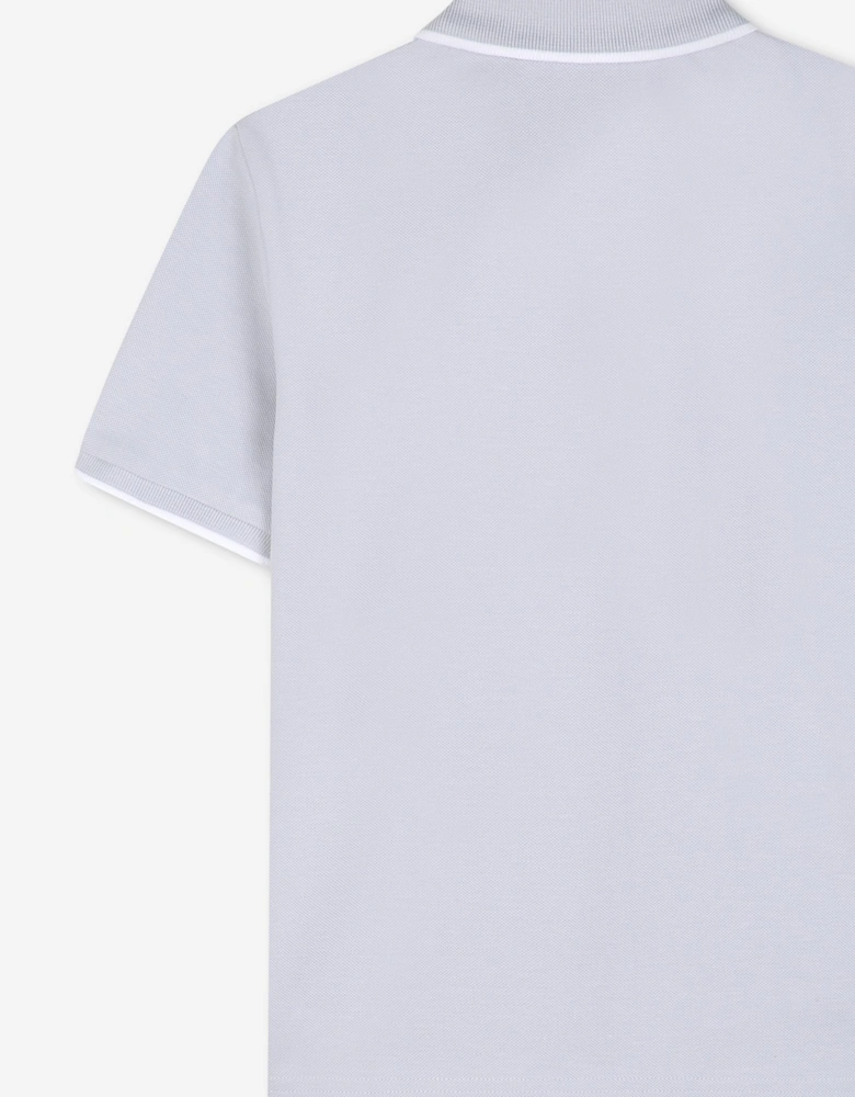 BOSS Boys Logo Polo Shirt in Blue