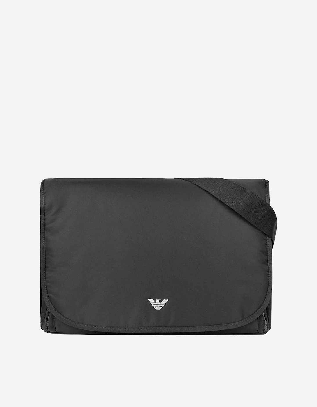 Emporio Armani Baby Logo Changing Bag in Black (36cm)