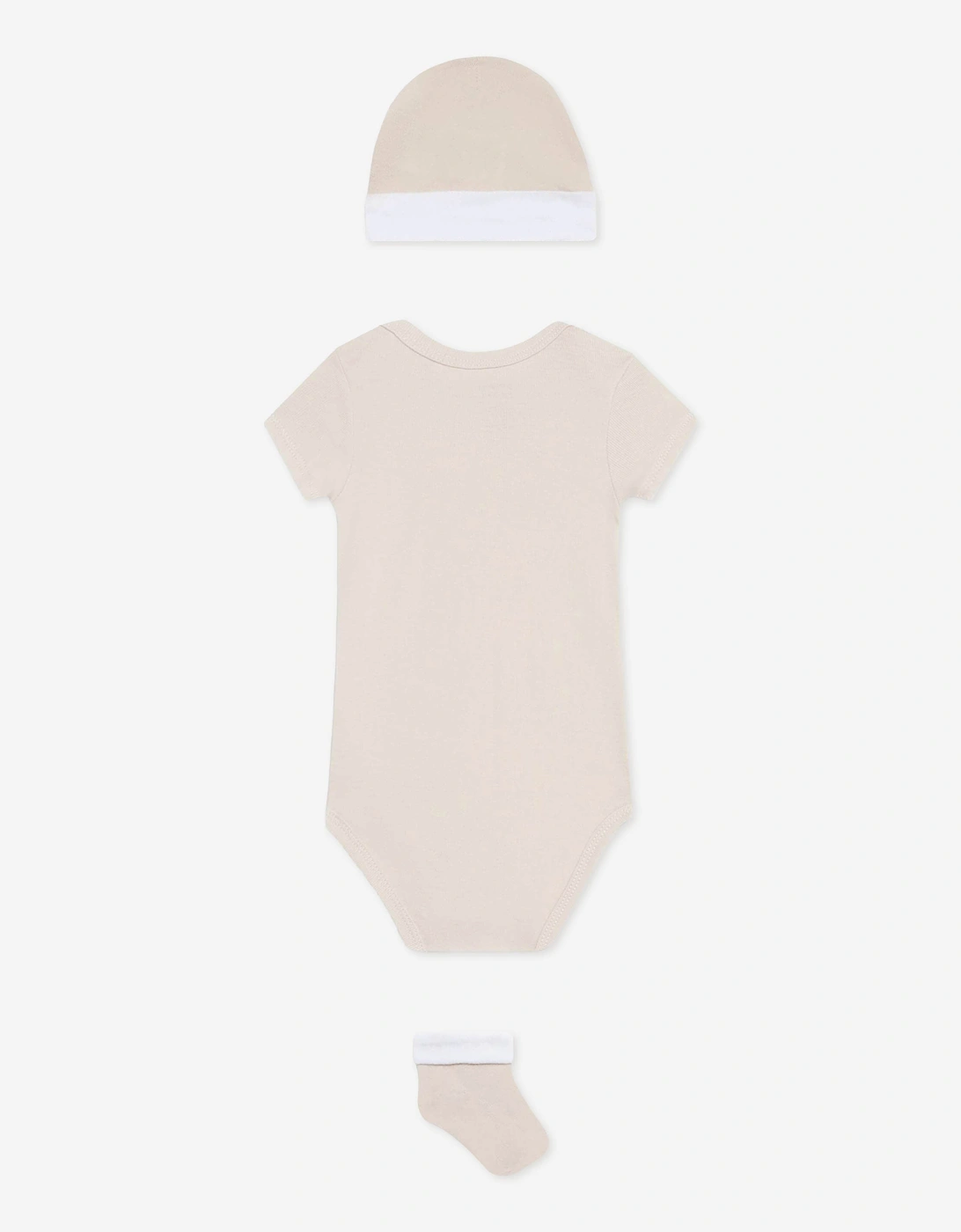 Levi's Baby Batwing Bodysuit Gift Set in Beige