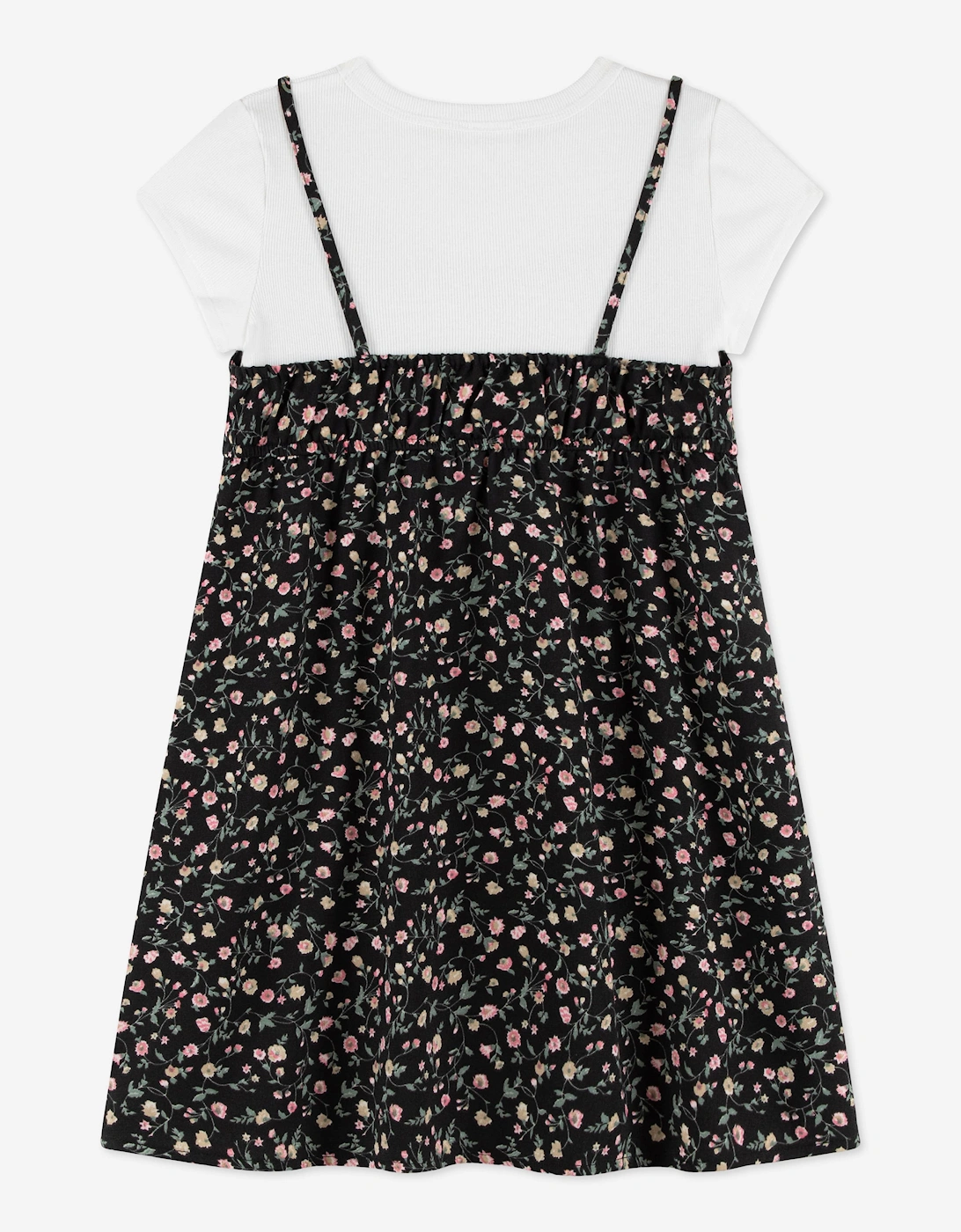 Abercrombie & Fitch Girls Sweetheart Twofer Dress in Black
