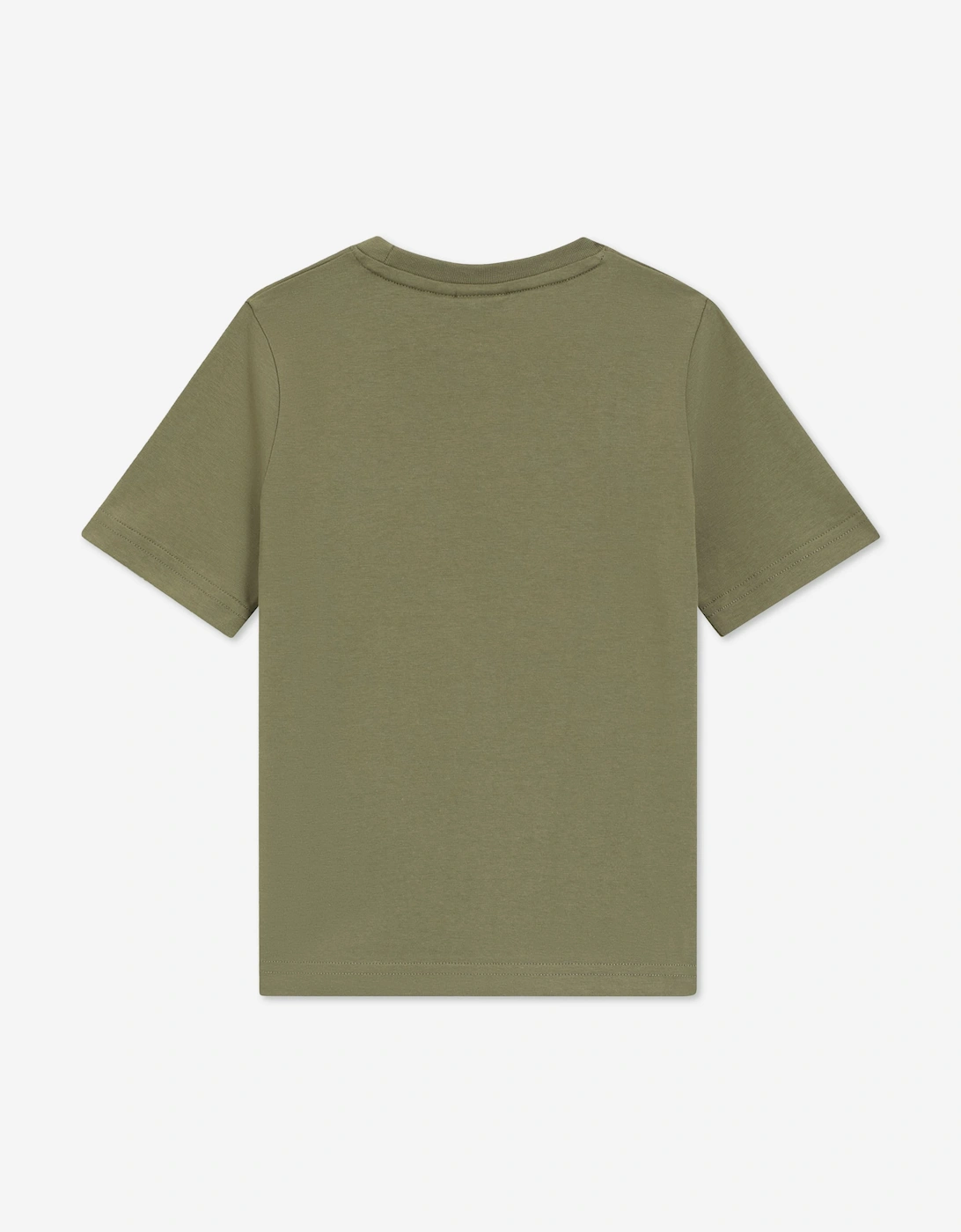 BOSS Boys Logo Print T-Shirt in Green