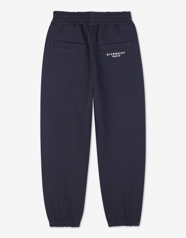 Givenchy Kids Logo Print Joggers in Navy