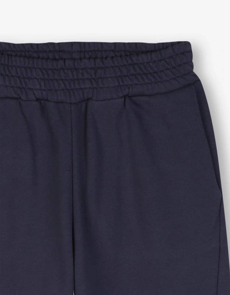 Givenchy Kids Logo Print Joggers in Navy