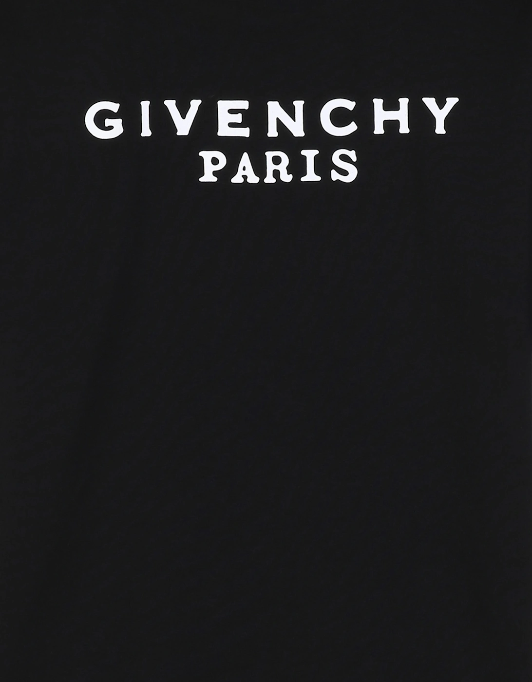 Givenchy Kids Logo Print T-Shirt in Black