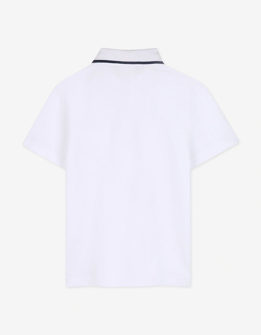 Givenchy Boys Logo Pocket Polo Shirt in White