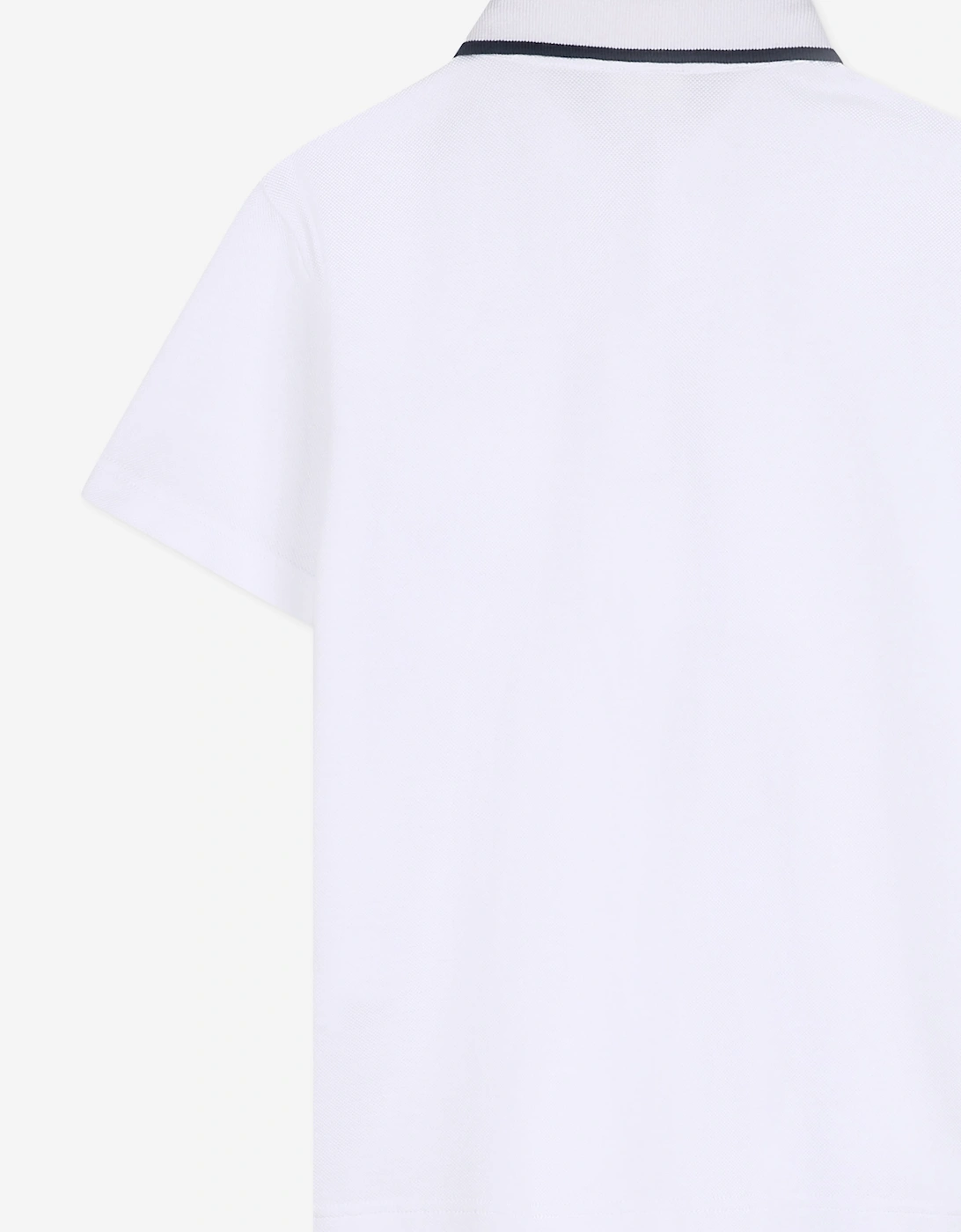 Givenchy Boys Logo Pocket Polo Shirt in White
