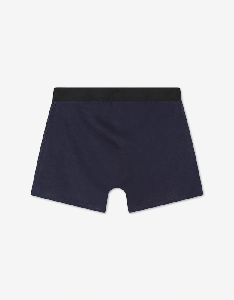 BOSS Boys Pack of 2 Boxer Shorts Set in Navy
