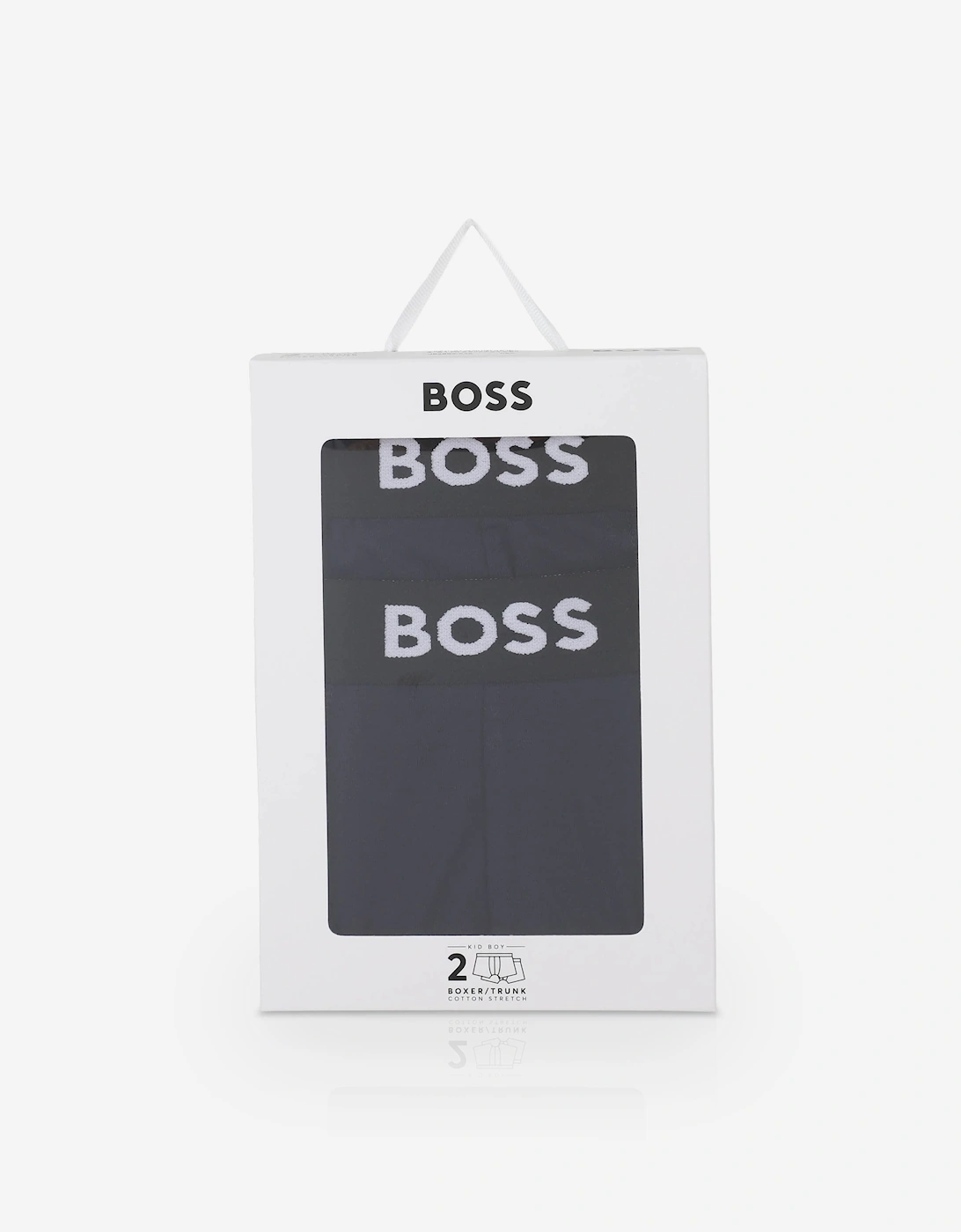 BOSS Boys Pack of 2 Boxer Shorts Set in Navy
