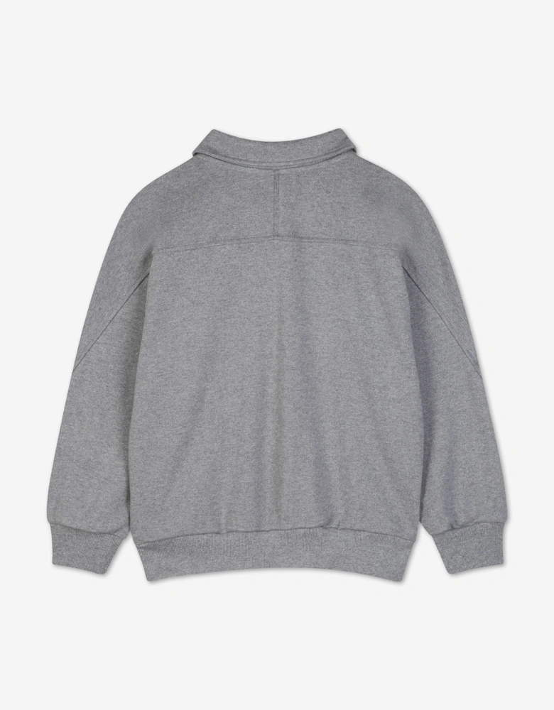 Givenchy Boys Logo Pocket Polo Shirt in Grey