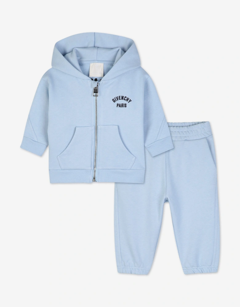 Givenchy Baby Boys Embroidered Logo Tracksuit in Blue