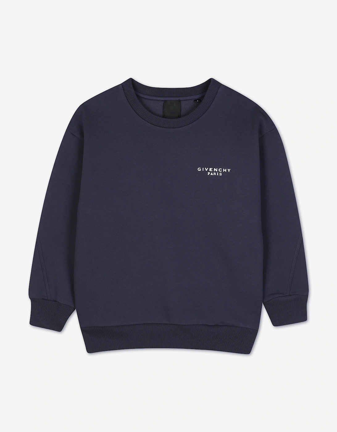Givenchy Kids Logo Print Sweatshirt in Navy