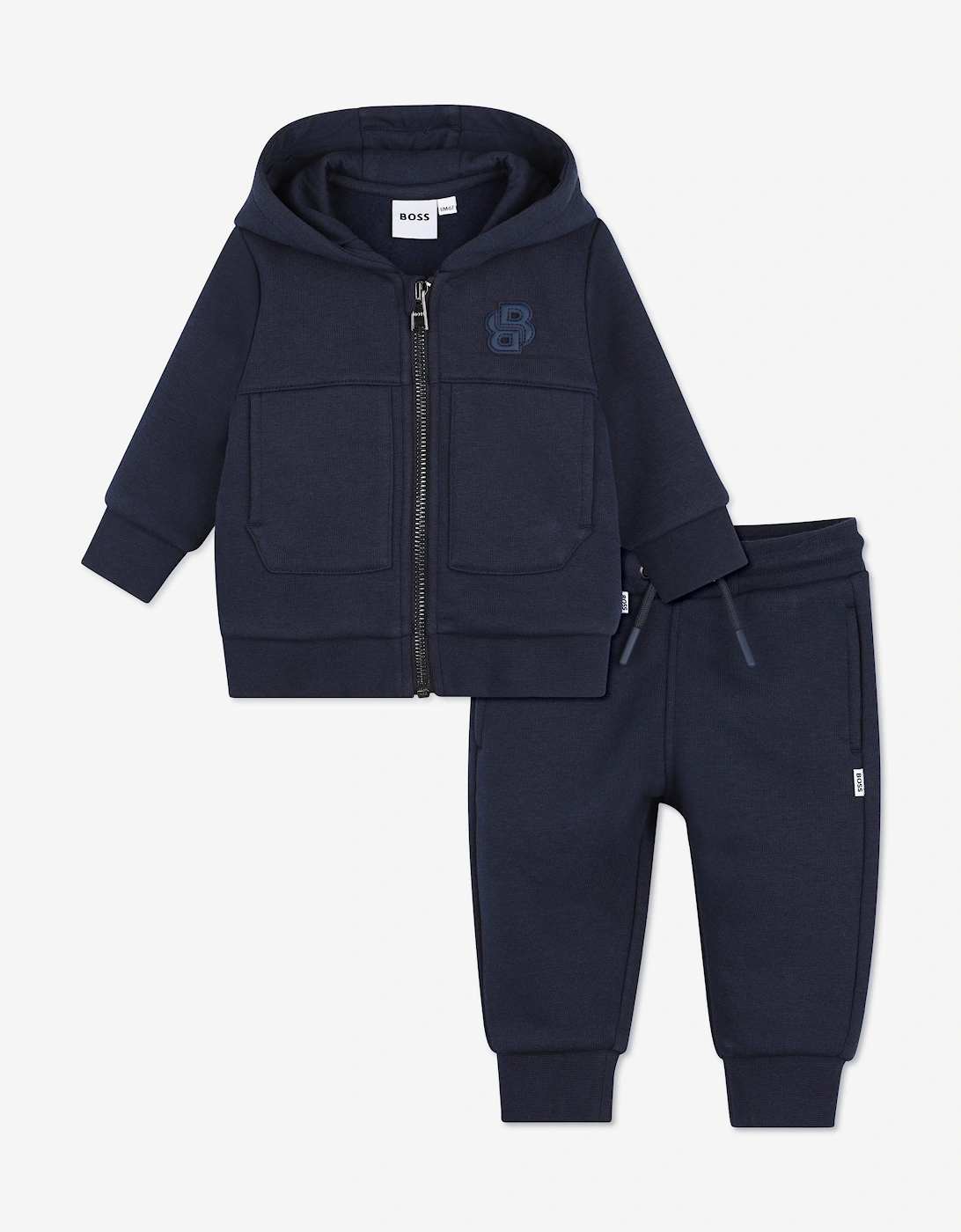 BOSS Baby Boys Double B Logo Tracksuit in Navy