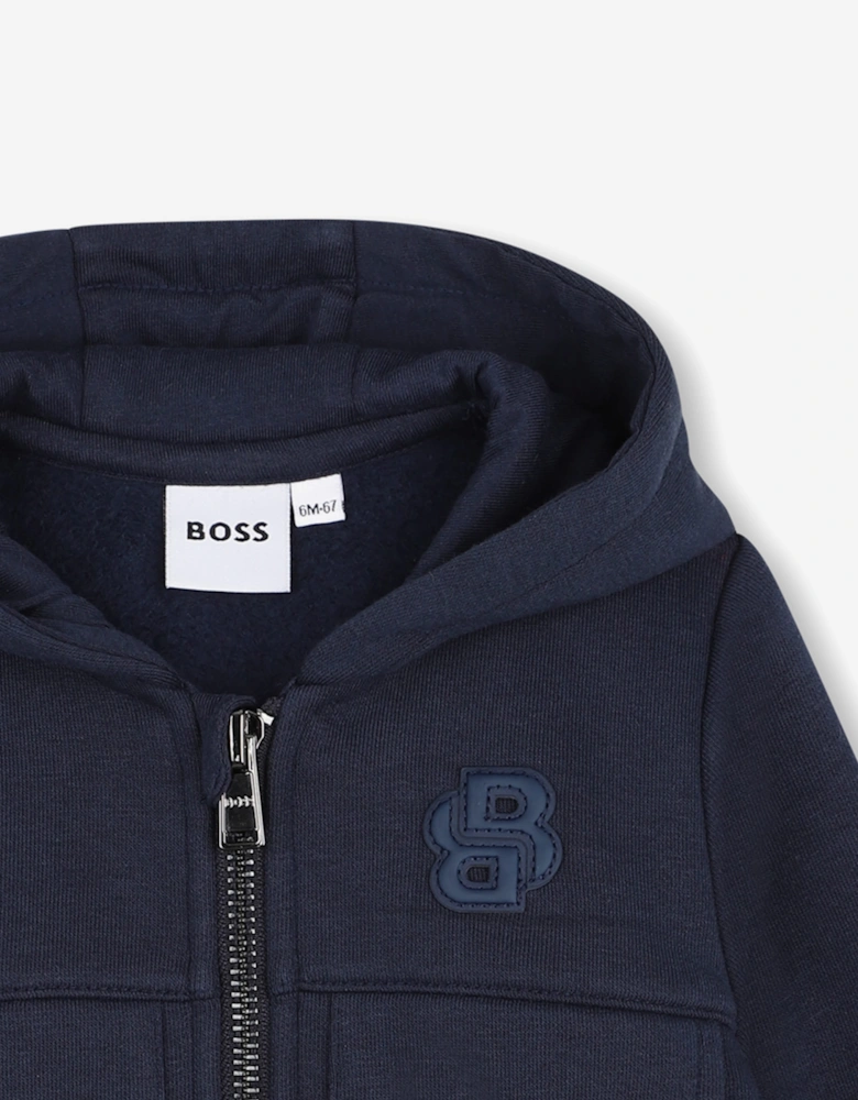 BOSS Baby Boys Double B Logo Tracksuit in Navy