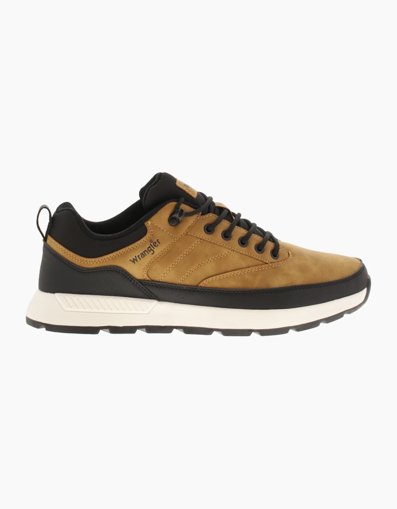Wrangler Mens Casual Shoes Timo Lace Up tan UK Size