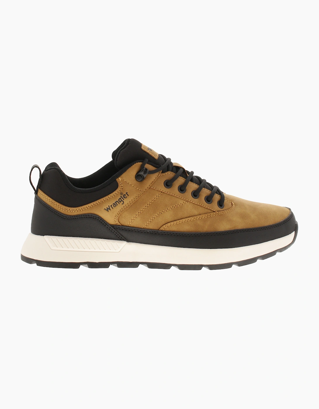 Wrangler Mens Casual Shoes Timo Lace Up tan UK Size
