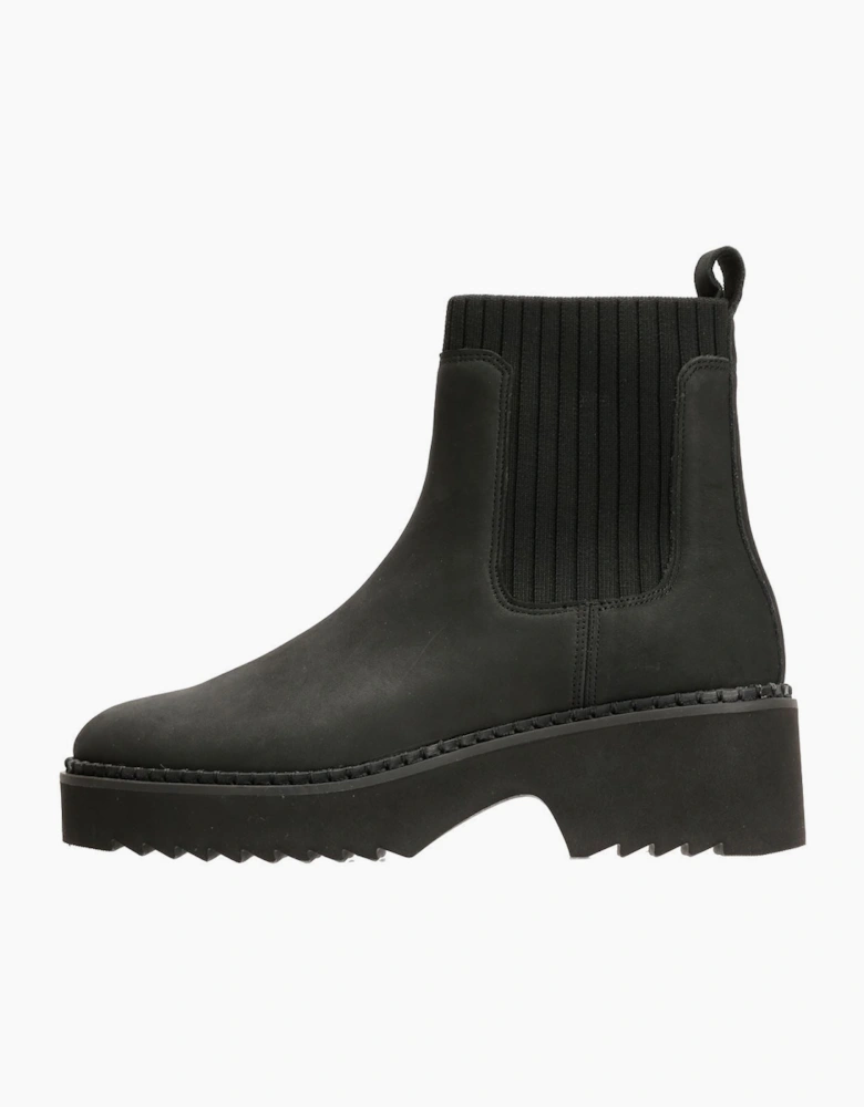 TOMS Millie Nubuck Leather Women's Black Boots
