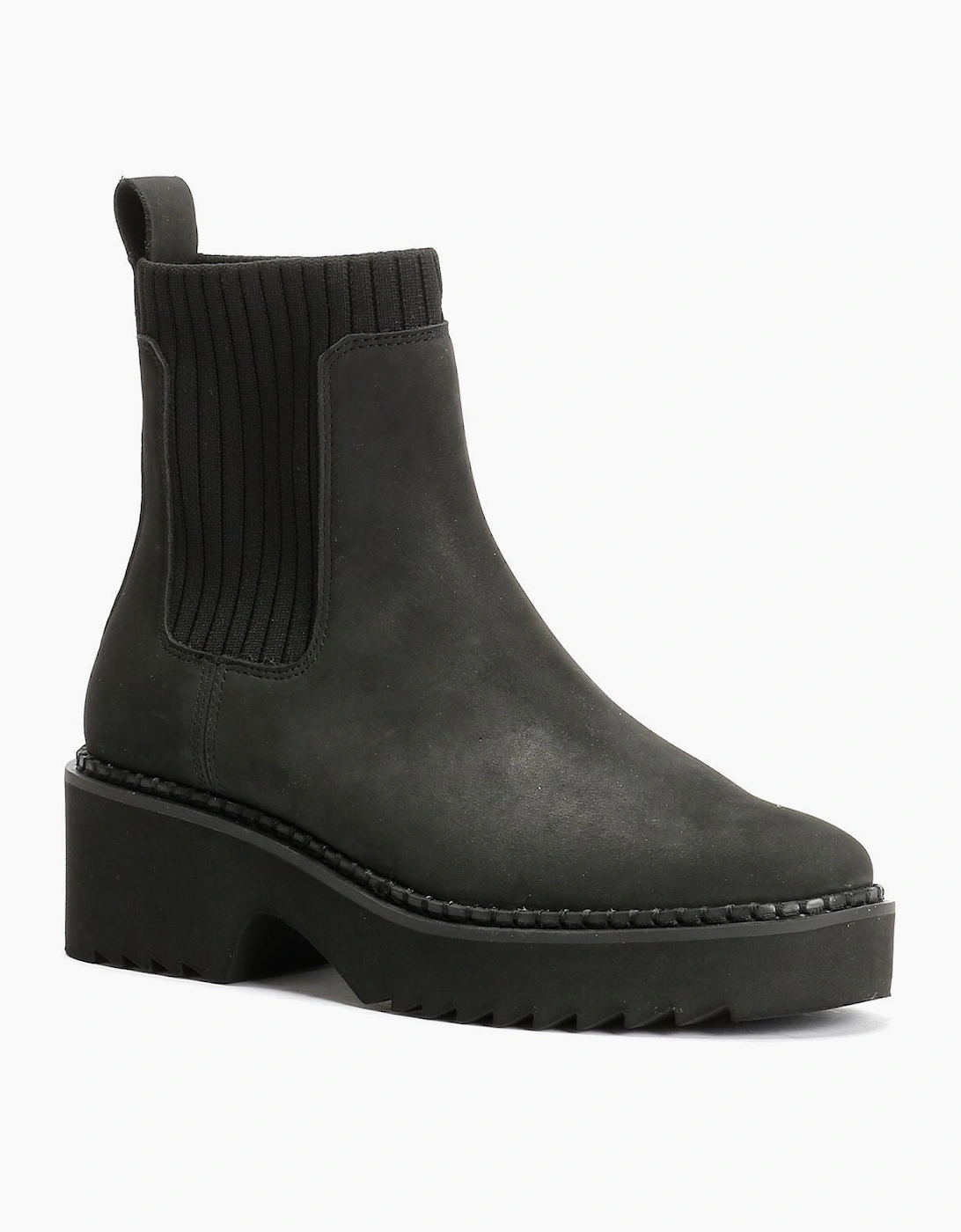 TOMS Millie Nubuck Leather Women's Black Boots