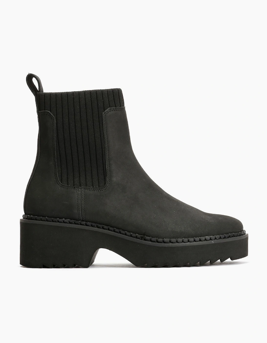 TOMS Millie Nubuck Leather Women's Black Boots