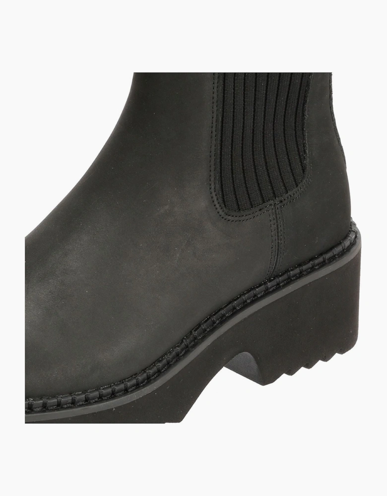 TOMS Millie Nubuck Leather Women's Black Boots