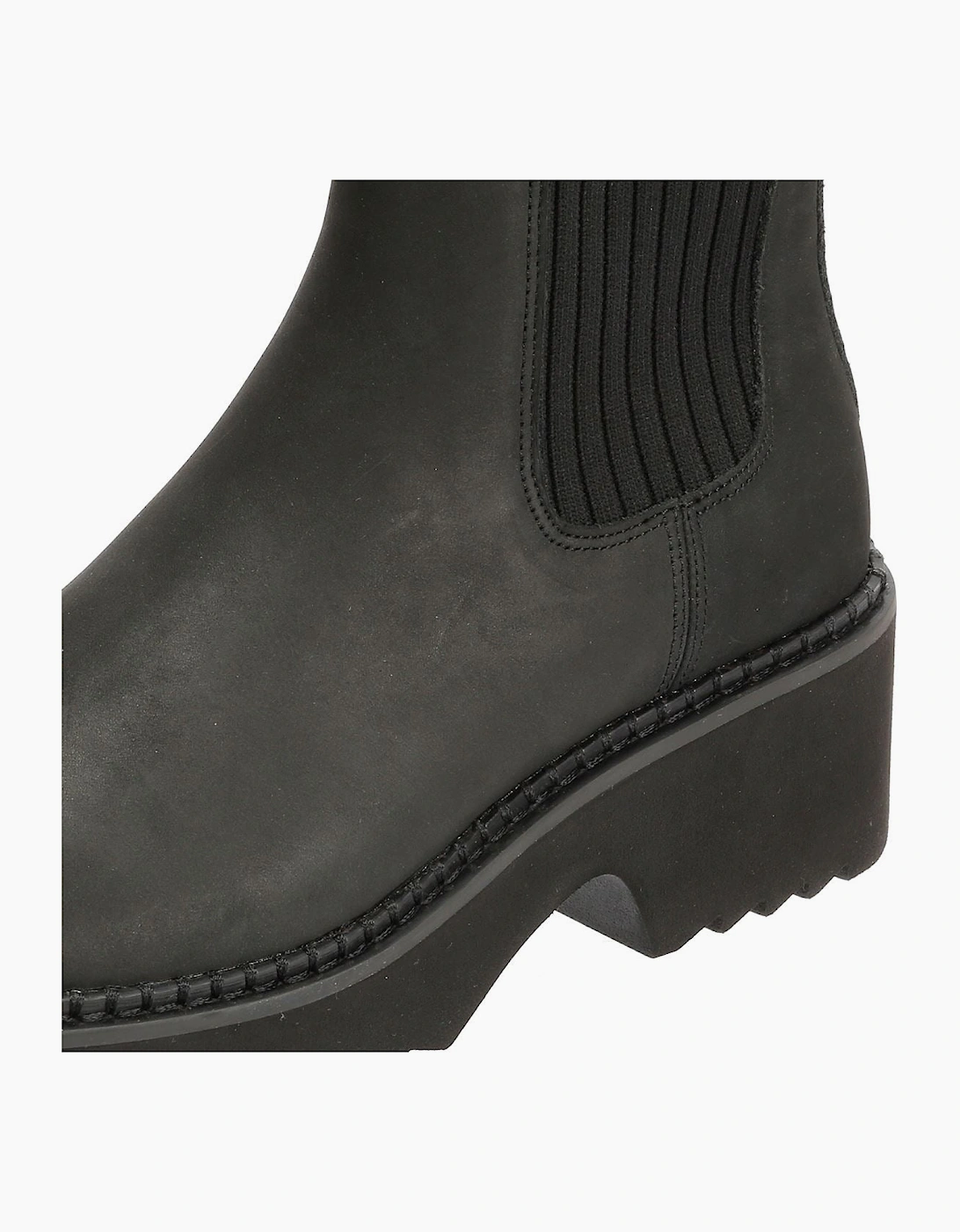 TOMS Millie Nubuck Leather Women's Black Boots