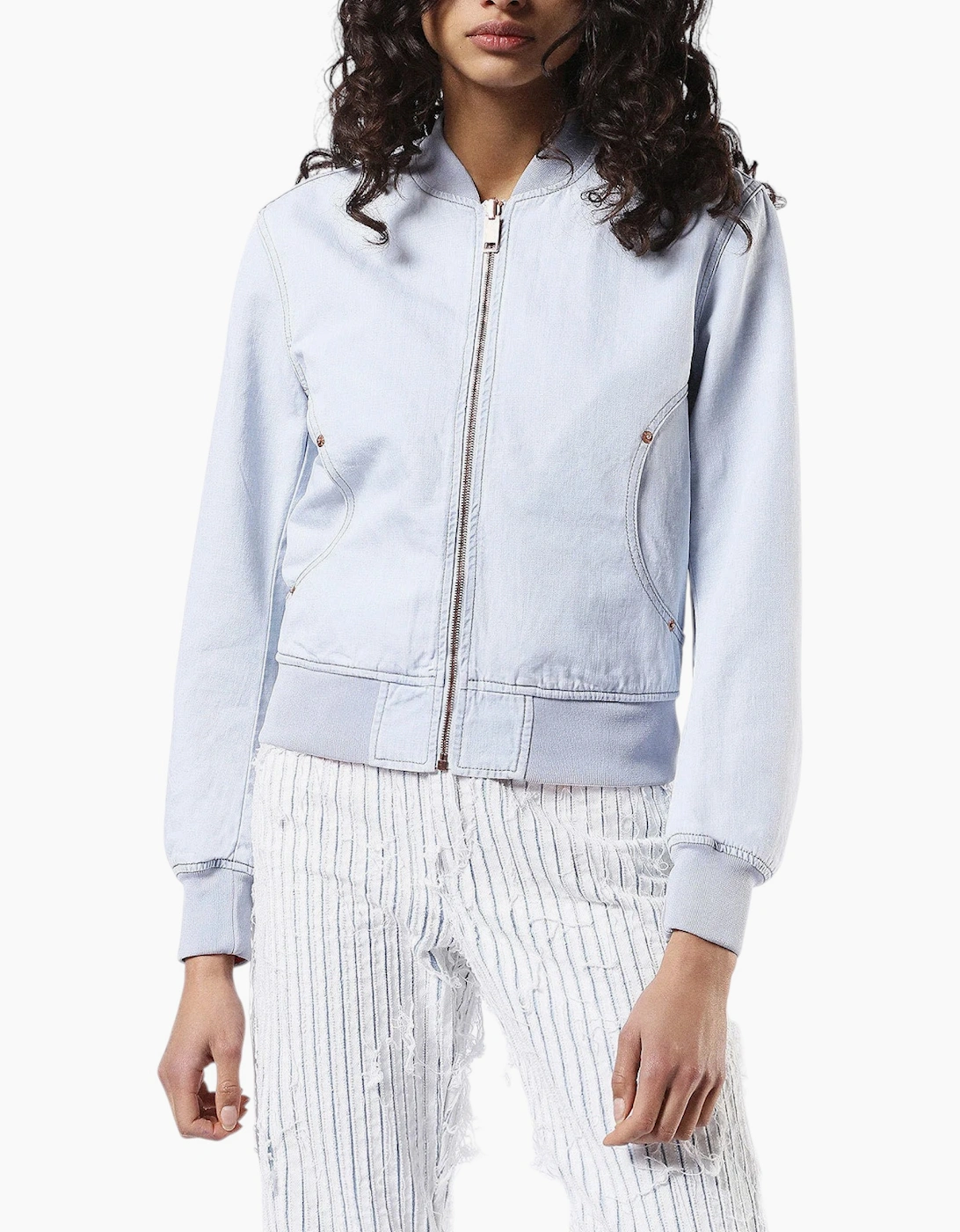 Diesel DE-GIO Womens Reversible Bomber Jacket