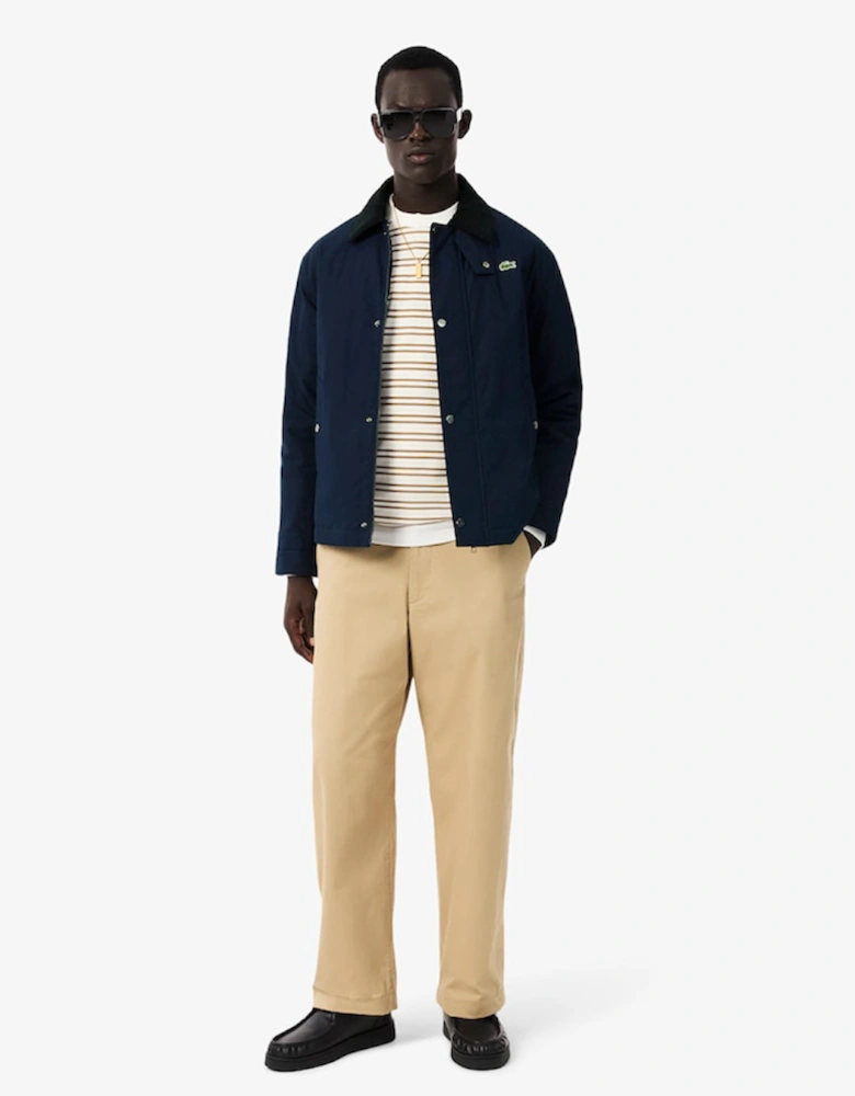 Lacoste Corduroy Collar Cotton Jacket