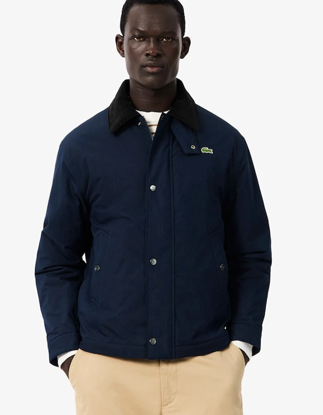 Lacoste Corduroy Collar Cotton Jacket