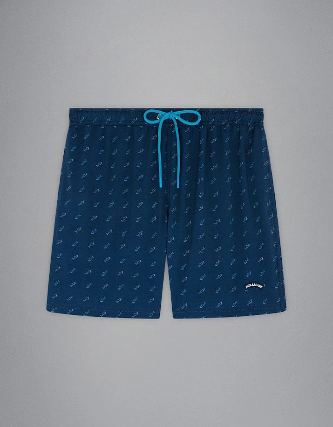Paul & Shark Swim Shorts with Shark Print