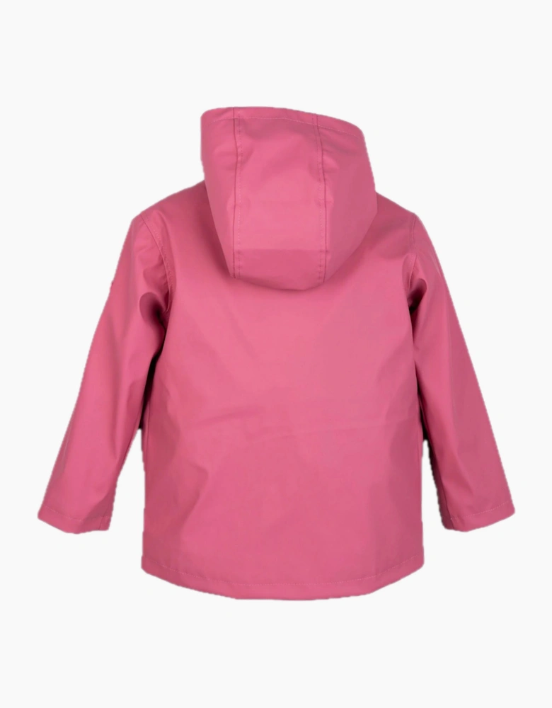 Girls Deep Pink Rain Coat