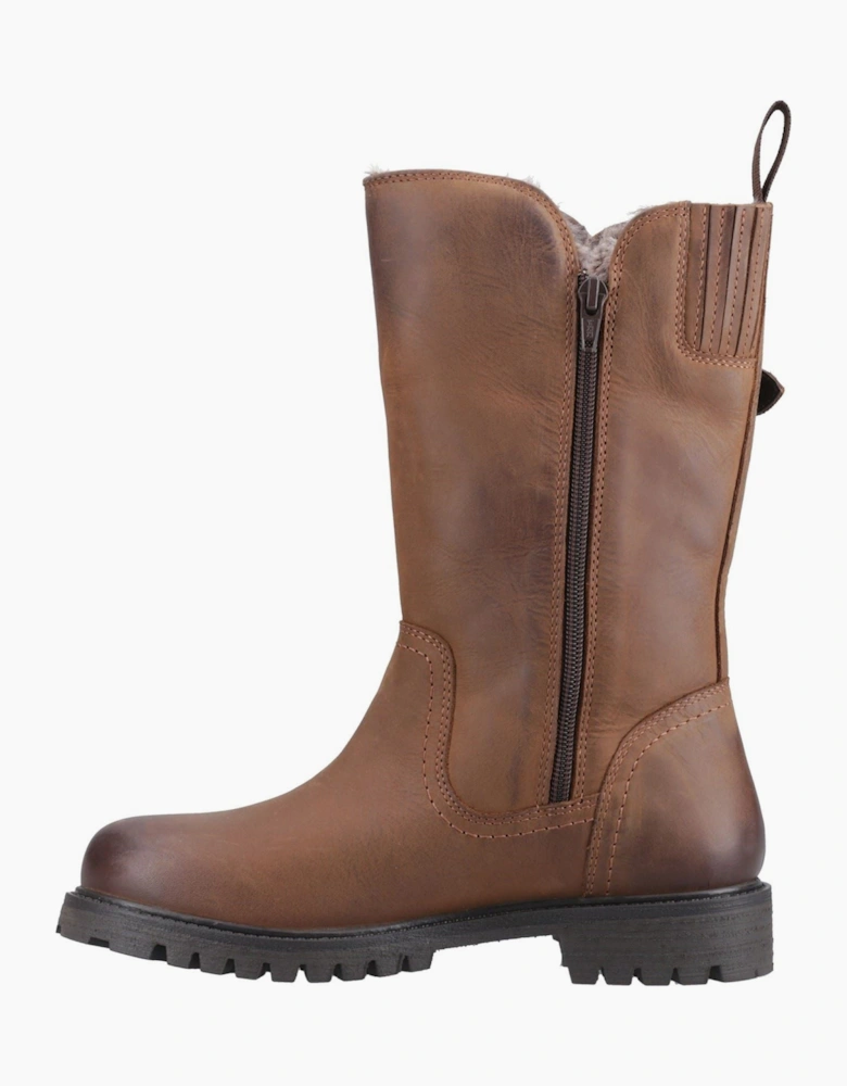 Cotswold Winchcombe Leather Women's Tan Boots