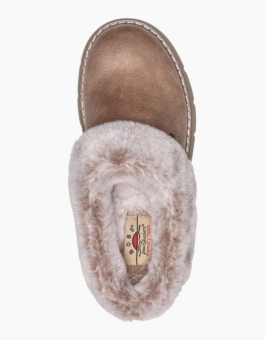 Skechers Keepsakes Lite Cozy Blend Textile Women's Taupe Slippers